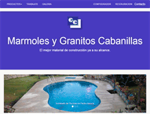 Tablet Screenshot of granitoscabanillas.com